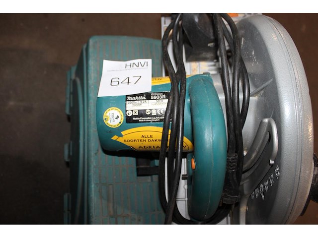 Handcirkelzaag makita 5903r.. - afbeelding 3 van  4