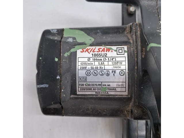 Handcirkelzaag, skilsaw, 1865u2 - afbeelding 4 van  7