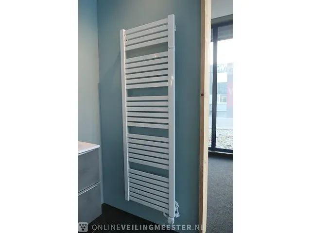 Handdoek radiator elektrisch wit - afbeelding 2 van  5
