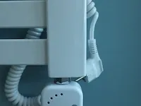 Handdoek radiator elektrisch wit - afbeelding 3 van  5