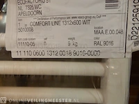 Handdoekradiator comfort line , wit, 131x60cm - afbeelding 3 van  3