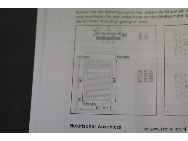 Handdoekradiator | nieuw in doos - afbeelding 4 van  4