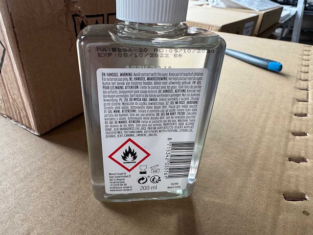 Handgel aloa vera 200ml (2 pallets) (6336x) - afbeelding 2 van  5