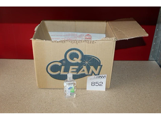 Handgel qclean ruim 30 stuks in doos - afbeelding 1 van  3