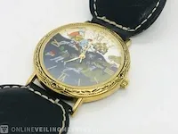 Handgeschilderd horloge - nappey besancon - met mogul schilderij - afbeelding 5 van  7