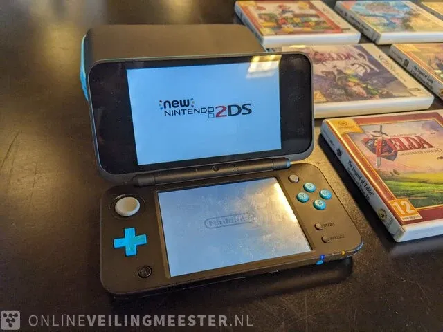 Handheld game console met 9x game nintendo, 2ds xl, bouwjaar 2018 - afbeelding 12 van  41