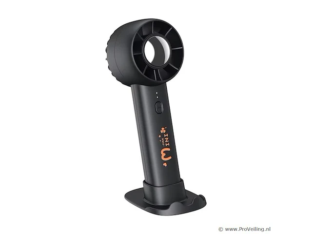 Handheld mini ventilator t-16 – compact, draagbaar & oplaadbaar (400mah) - zwart - afbeelding 1 van  2