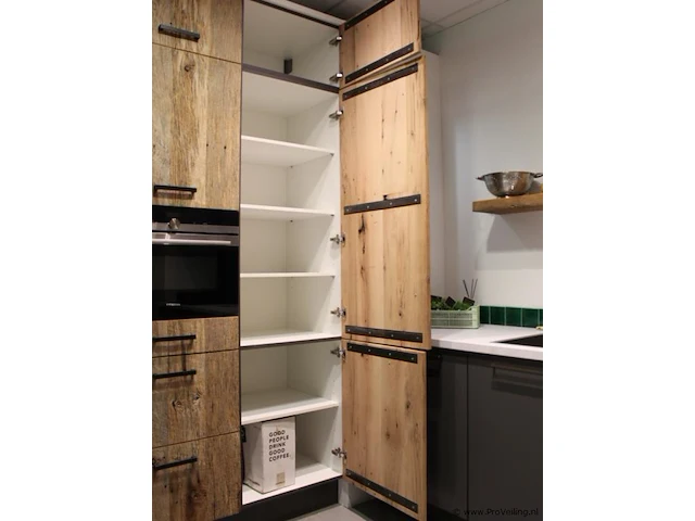 Handmade + nobilia rechte keuken met apparatenwand - afbeelding 4 van  32