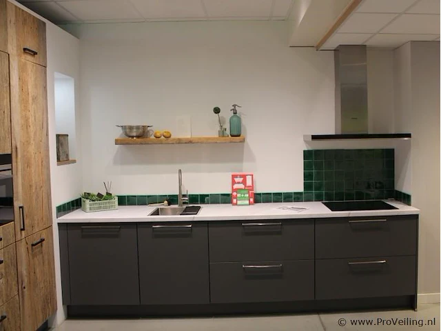 Handmade + nobilia rechte keuken met apparatenwand - afbeelding 12 van  32