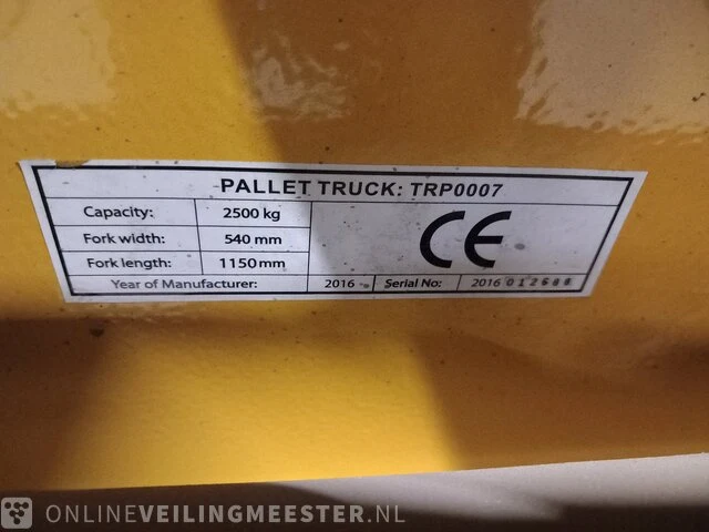 Handpalletwagen totallifter, trp0007, bouwjaar 2016 - afbeelding 9 van  9