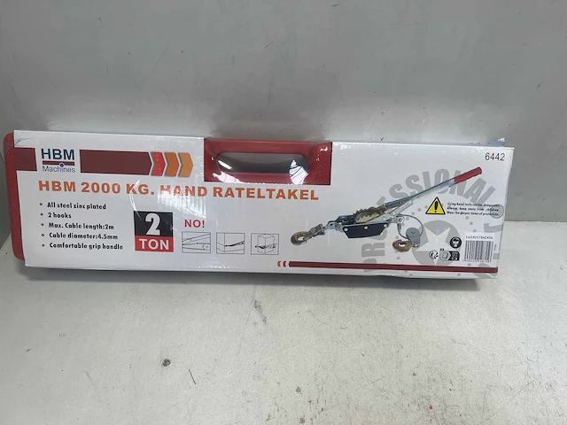 Handratellier 2000kg - afbeelding 2 van  3