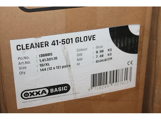 Handschoenen oxxa maat 9 en 10 in 2 dozen. - afbeelding 2 van  3