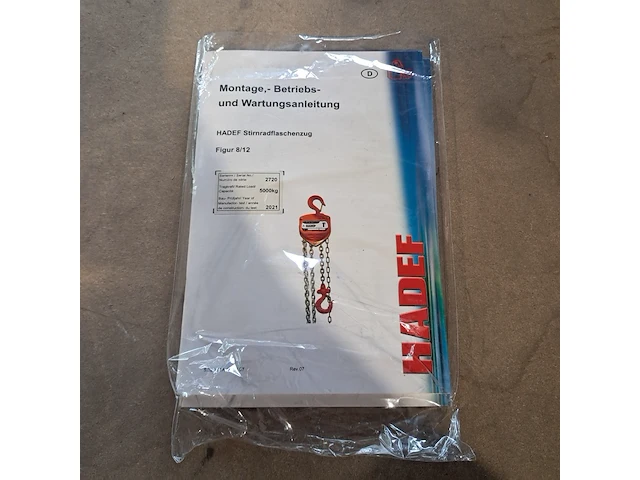 Handtakel, hadef, 8/12 5t - afbeelding 7 van  7