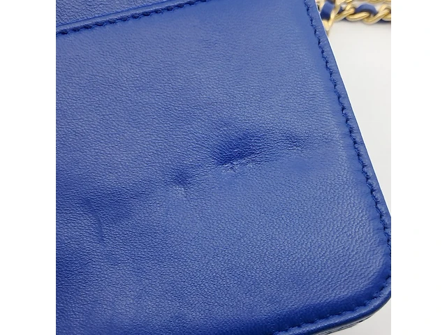 Handtas, chanel, phyton fuchsia wallet on chain - afbeelding 8 van  18