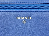 Handtas, chanel, phyton fuchsia wallet on chain - afbeelding 9 van  18
