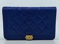 Handtas, chanel, phyton fuchsia wallet on chain - afbeelding 12 van  18