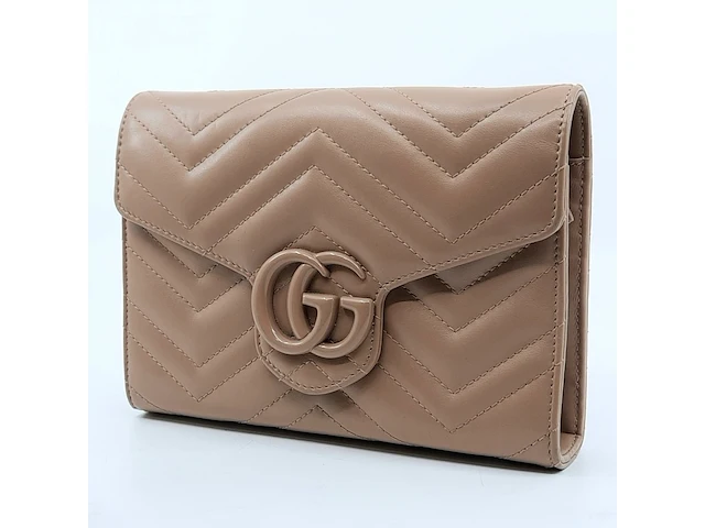 Handtas, gucci, marmont aria chain wallet - afbeelding 1 van  11