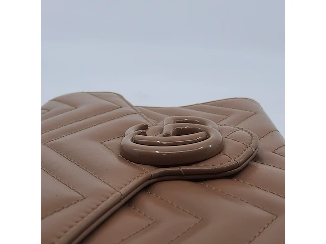 Handtas, gucci, marmont aria chain wallet - afbeelding 8 van  11