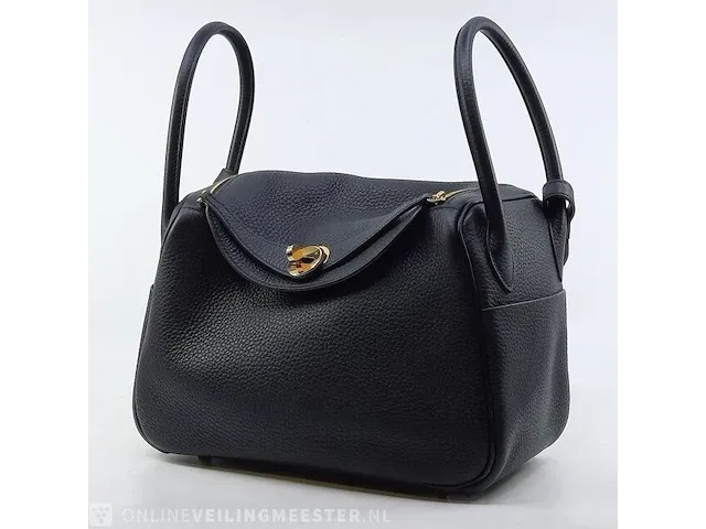 Handtas hermès, clemence lindy 26 gold hw - afbeelding 11 van  22