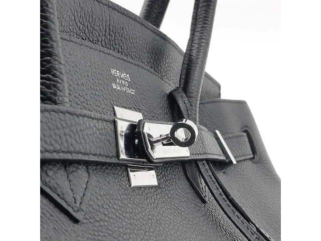 Handtas, hermès, ebene birkin, 2009 - afbeelding 2 van  20
