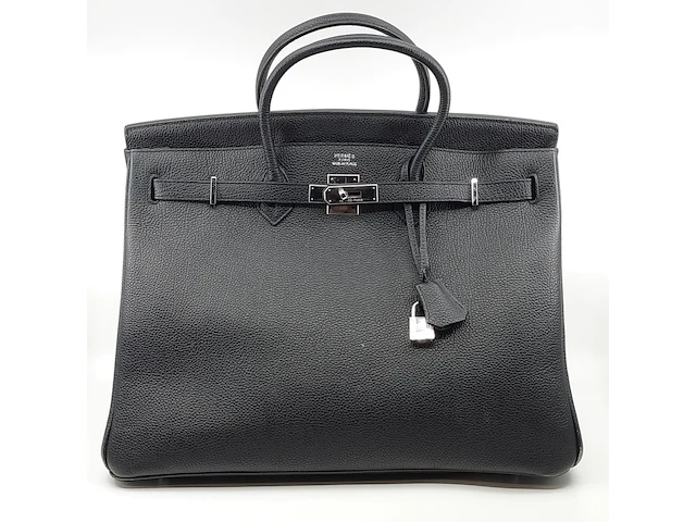 Handtas, hermès, ebene birkin, 2009 - afbeelding 1 van  20