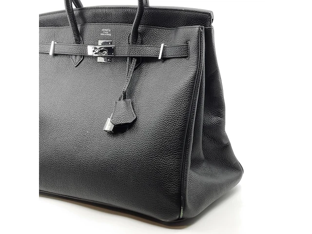 Handtas, hermès, ebene birkin, 2009 - afbeelding 14 van  20