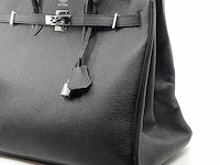Handtas, hermès, ebene birkin, 2009 - afbeelding 14 van  20