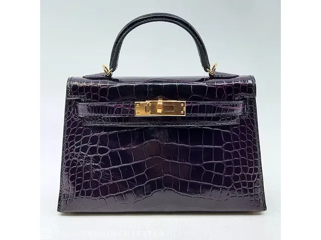 Handtas hermès, mini kelly ii - afbeelding 5 van  12