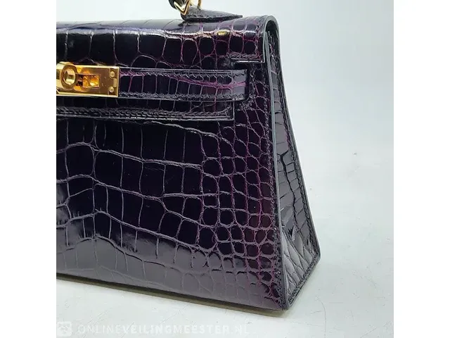 Handtas hermès, mini kelly ii - afbeelding 6 van  12