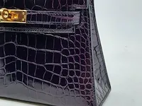 Handtas hermès, mini kelly ii - afbeelding 6 van  12