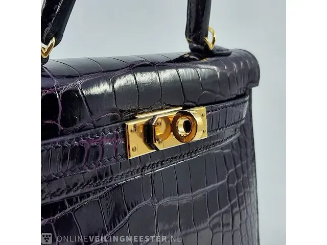 Handtas hermès, mini kelly ii - afbeelding 10 van  12