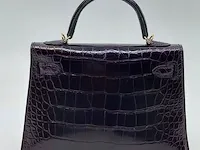 Handtas hermès, mini kelly ii - afbeelding 12 van  12