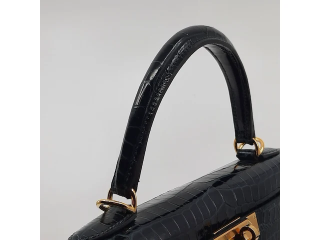 Handtas, hermès, sac kelly ii sellier 28 crocodile - afbeelding 5 van  21