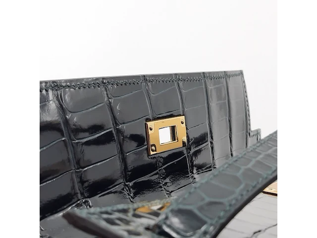 Handtas, hermès, sac kelly ii sellier 28 crocodile - afbeelding 6 van  21