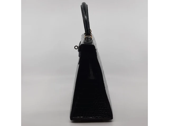 Handtas, hermès, sac kelly ii sellier 28 crocodile - afbeelding 18 van  21