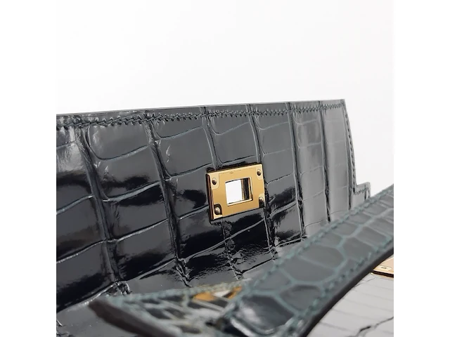 Handtas, hermès, sac kelly ii sellier 28 crocodile - afbeelding 6 van  21