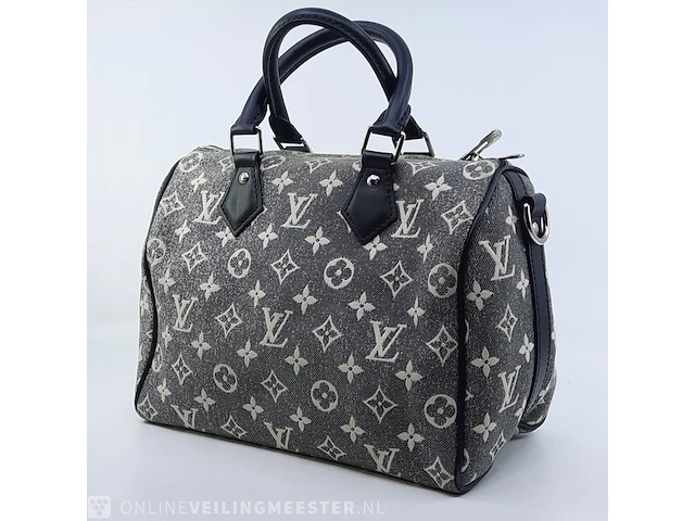 Handtas louis vuitton, speedy bandouliere 25 denim - afbeelding 1 van  12