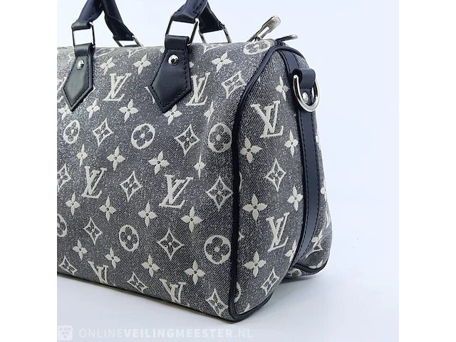 Handtas louis vuitton, speedy bandouliere 25 denim - afbeelding 5 van  12