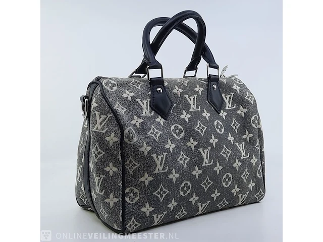 Handtas louis vuitton, speedy bandouliere 25 denim - afbeelding 6 van  12