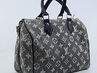 Handtas louis vuitton, speedy bandouliere 25 denim - afbeelding 6 van  12