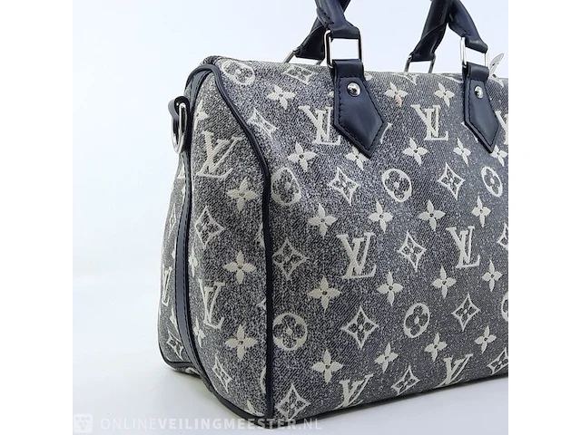 Handtas louis vuitton, speedy bandouliere 25 denim - afbeelding 7 van  12