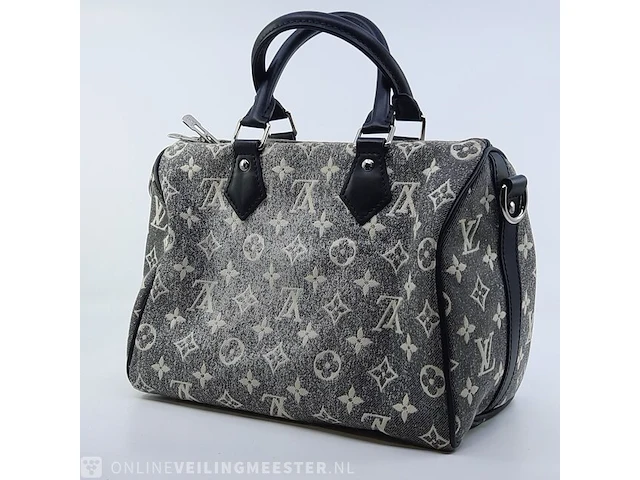 Handtas louis vuitton, speedy bandouliere 25 denim - afbeelding 11 van  12