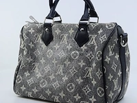 Handtas louis vuitton, speedy bandouliere 25 denim - afbeelding 11 van  12
