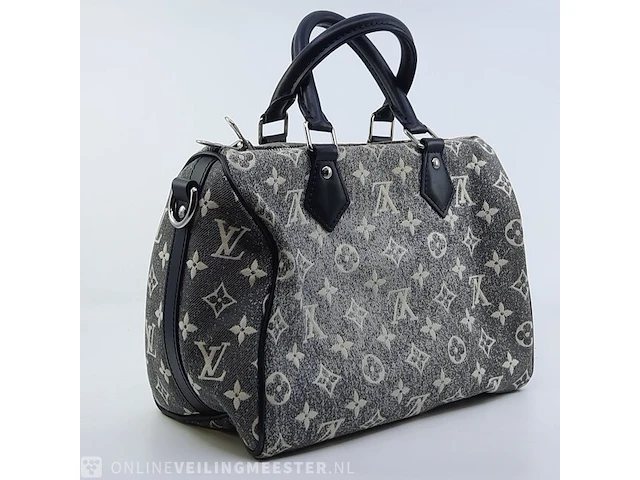 Handtas louis vuitton, speedy bandouliere 25 denim - afbeelding 12 van  12