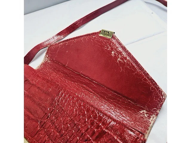 Handtas met croco print - afbeelding 4 van  5