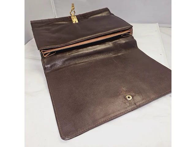 Handtas met croco print - afbeelding 8 van  9