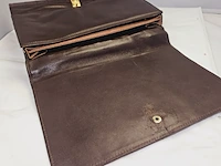 Handtas met croco print - afbeelding 8 van  9