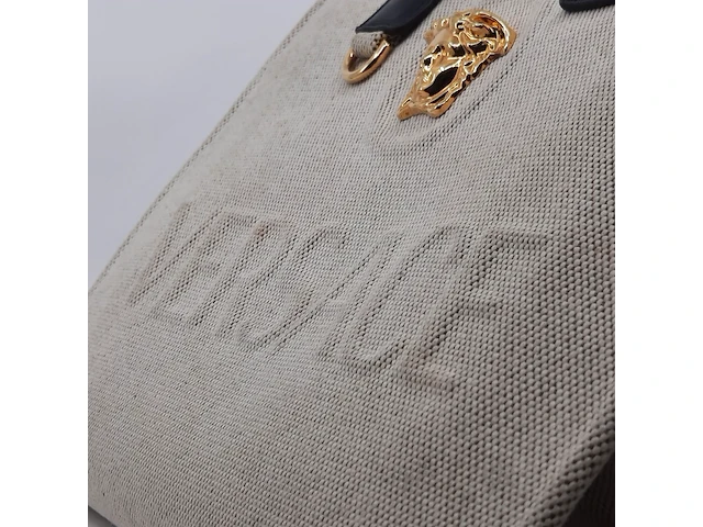 Handtas, versace, la medusa canvas small tote bag - afbeelding 2 van  13