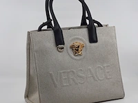 Handtas, versace, la medusa canvas small tote bag - afbeelding 7 van  13
