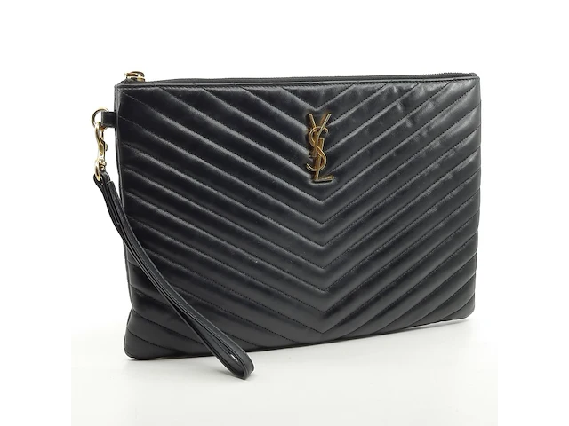 Handtas, yves saint laurent, monogram pouch wrislet - afbeelding 6 van  12